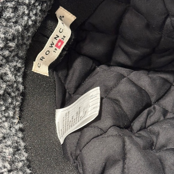 Crowncap- Red and Black Buffalo Plaid Cap with Earflaps - Picture 7 of 8